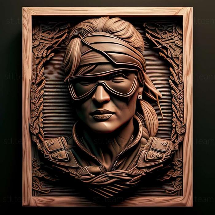 3D модель Соня Блейд из Mortal Kombat (STL)